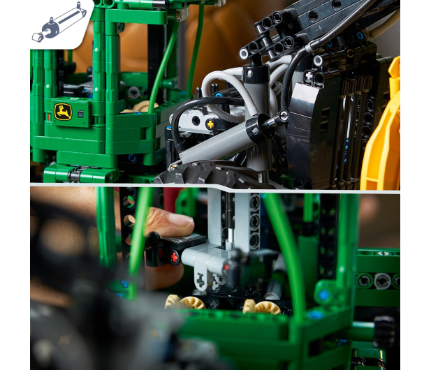 LEGO Technic 42157 Ciągnik zrywkowy John Deere 948L-II - 1144396 - zdjęcie 4